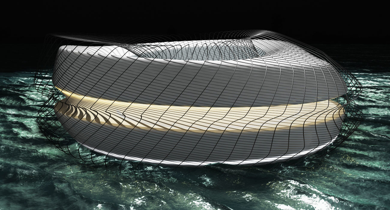 Sci-fi parametric structure 3D model_2