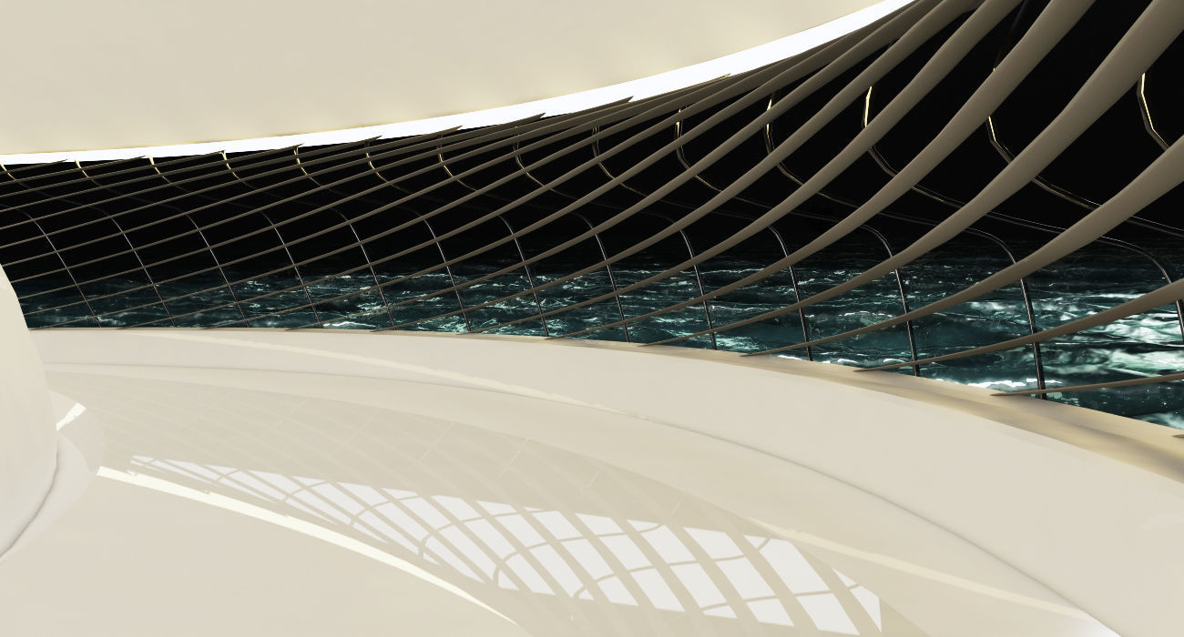 Sci-fi parametric structure 3D model_3