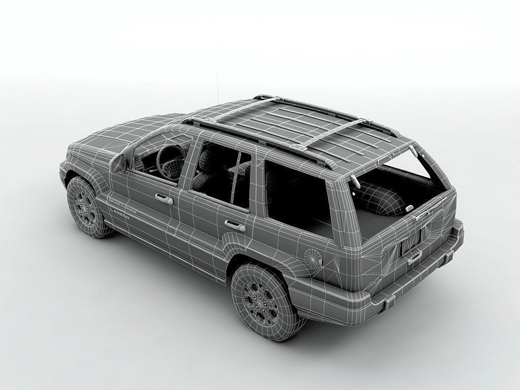  2000 Grand Cherokee Loredo SUV 3D model_5