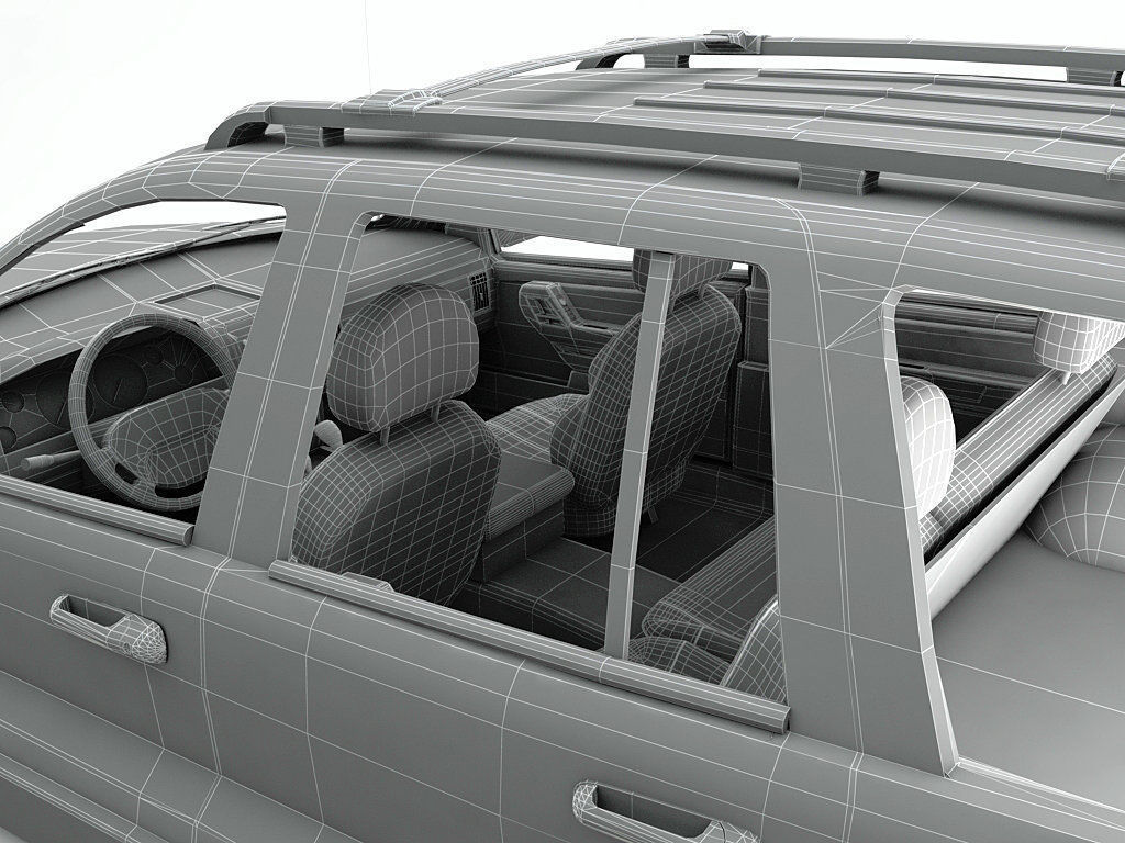  2000 Grand Cherokee Loredo SUV 3D model_7