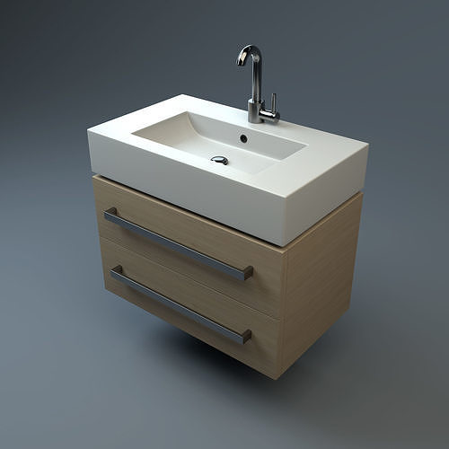 Premium Sink Low-poly 3D model