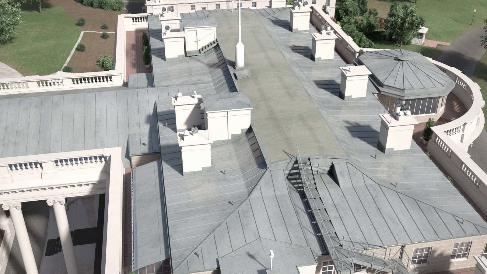 The White House Complex 3D model_7