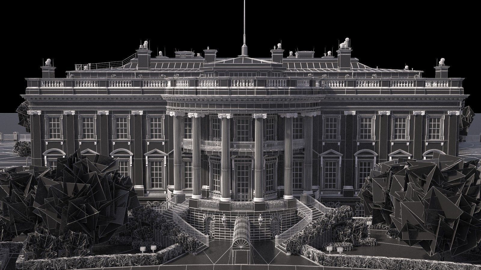 The White House Complex 3D model_37