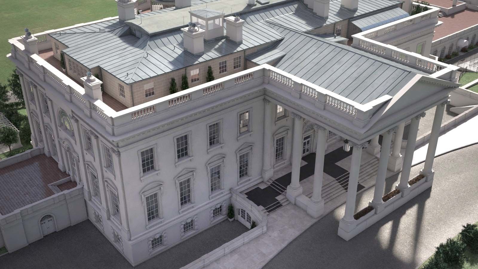 The White House Complex 3D model_12