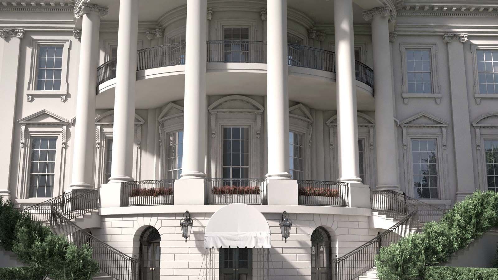 The White House Complex 3D model_5