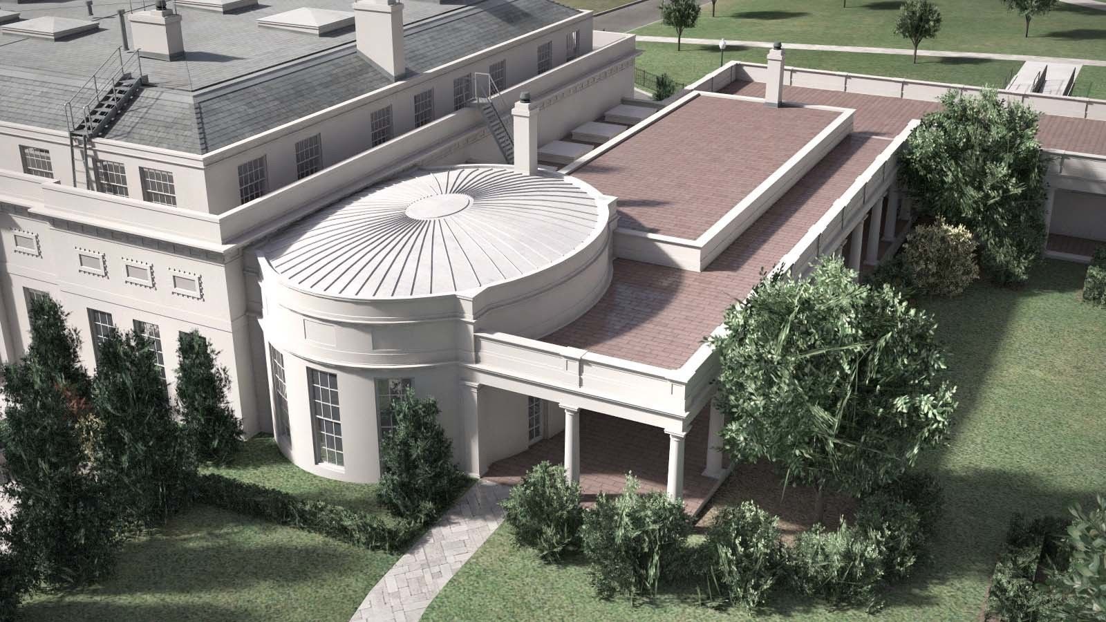 The White House Complex 3D model_26