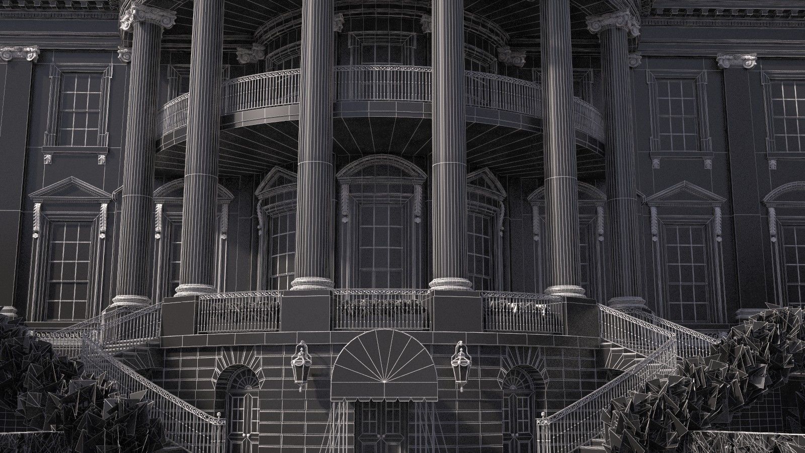 The White House Complex 3D model_38