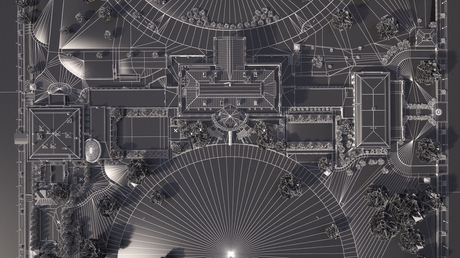 The White House Complex 3D model_40