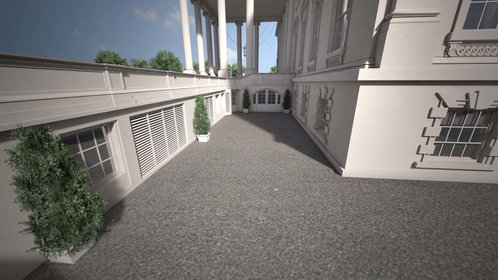 The White House Complex 3D model_22
