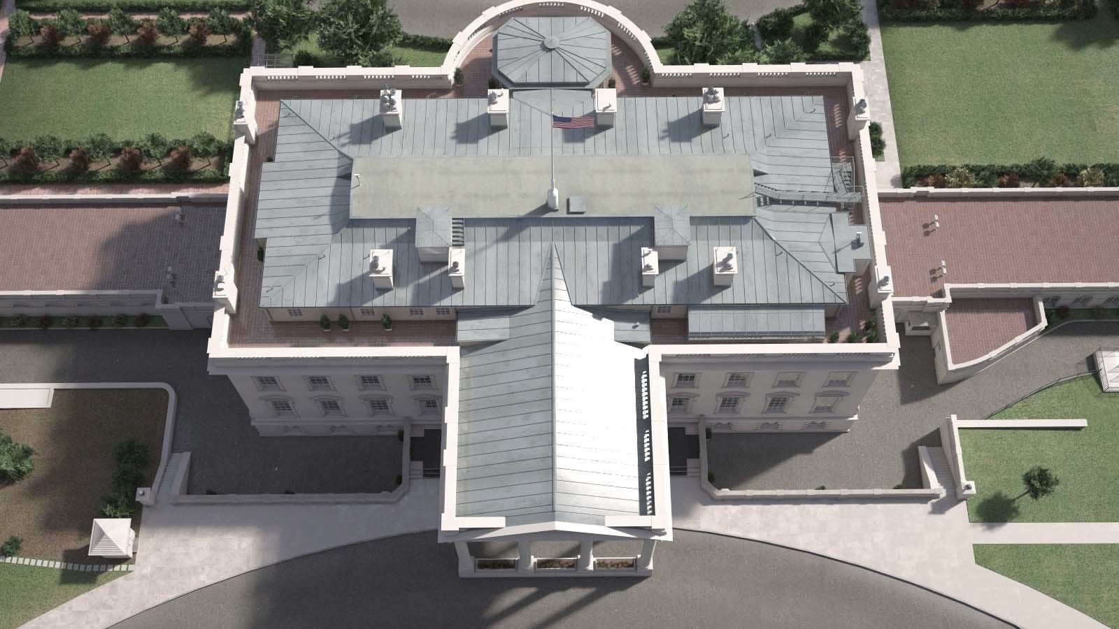 The White House Complex 3D model_10