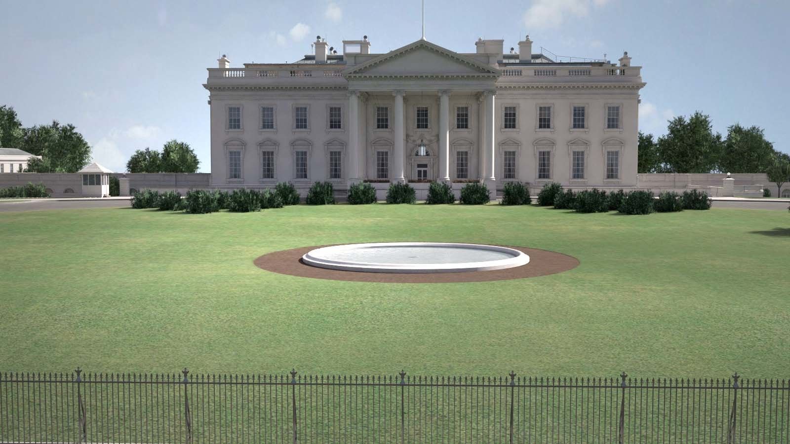 The White House Complex 3D model_31