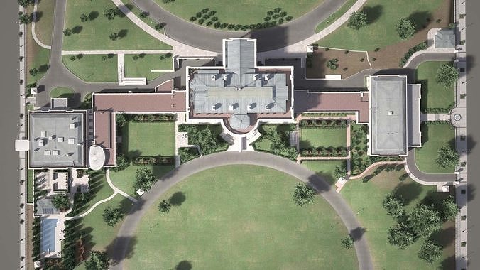 The White House Complex 3D model 2
