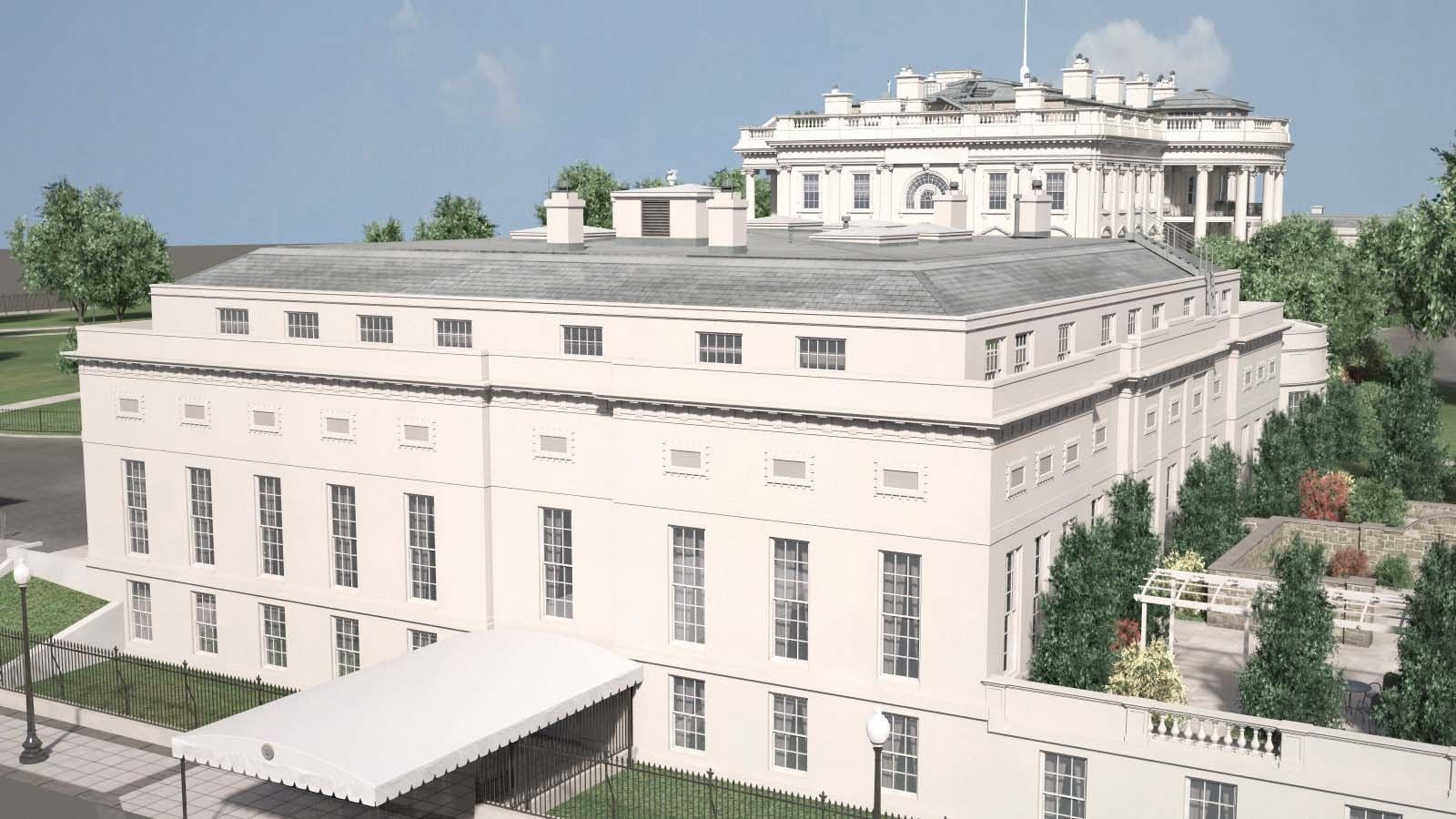 The White House Complex 3D model_28