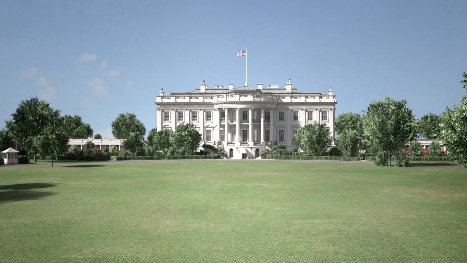 The White House Complex 3D model_25