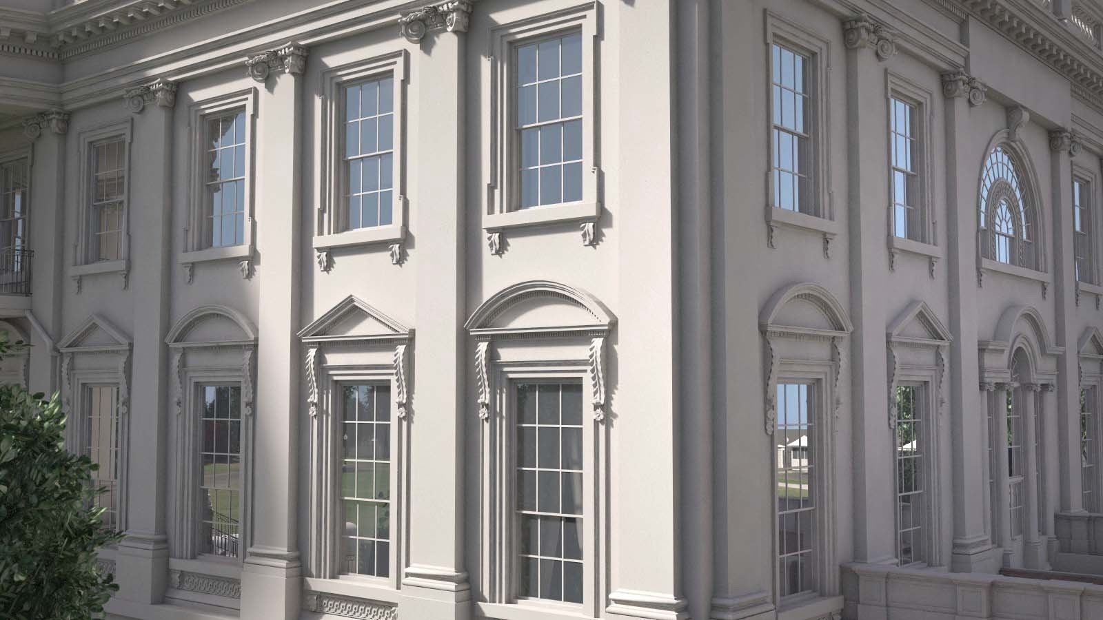 The White House Complex 3D model_13