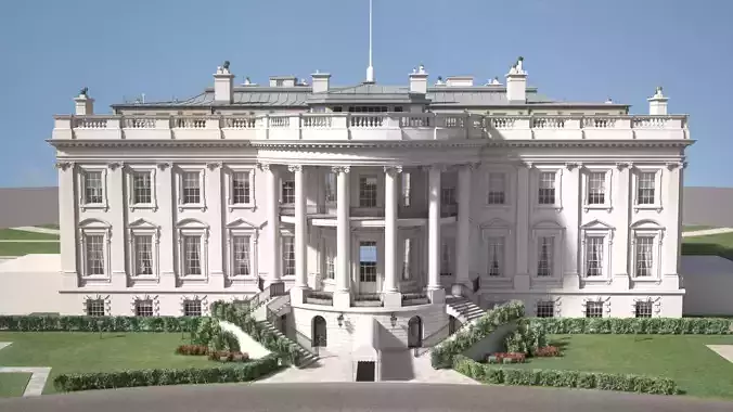 The White House USA 3D model