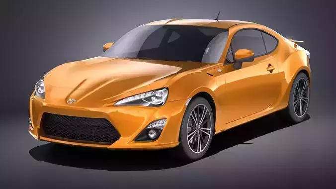 Toyota GT86 2015 VRAY 3D model