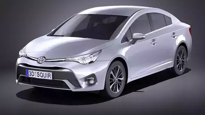 Toyota Avensis 2017 VRAY 3D model