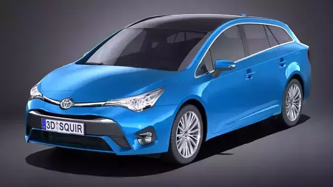 Toyota Avensis Estate 2018 VRAY