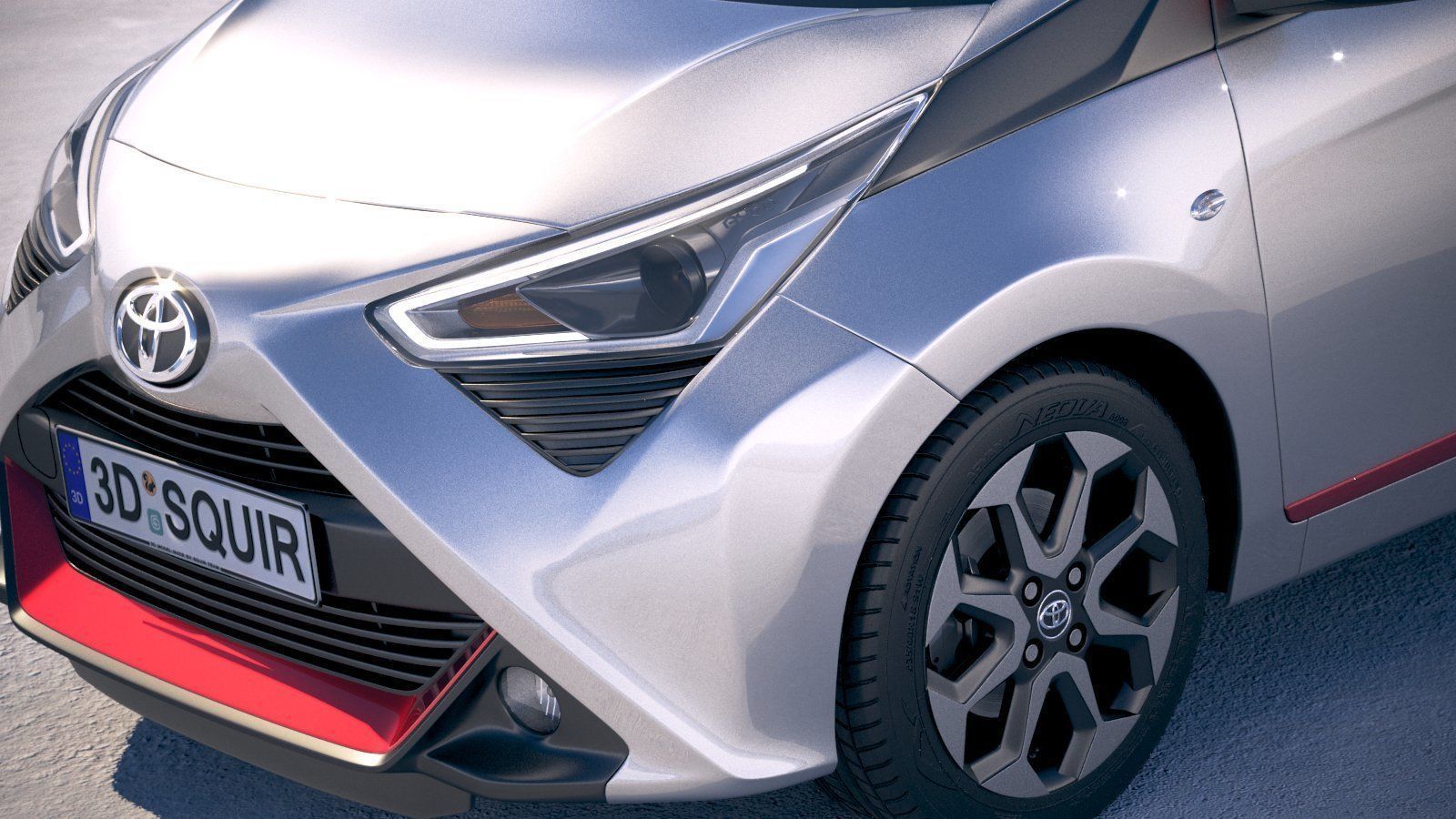 Toyota Aygo 2019 3D model_2