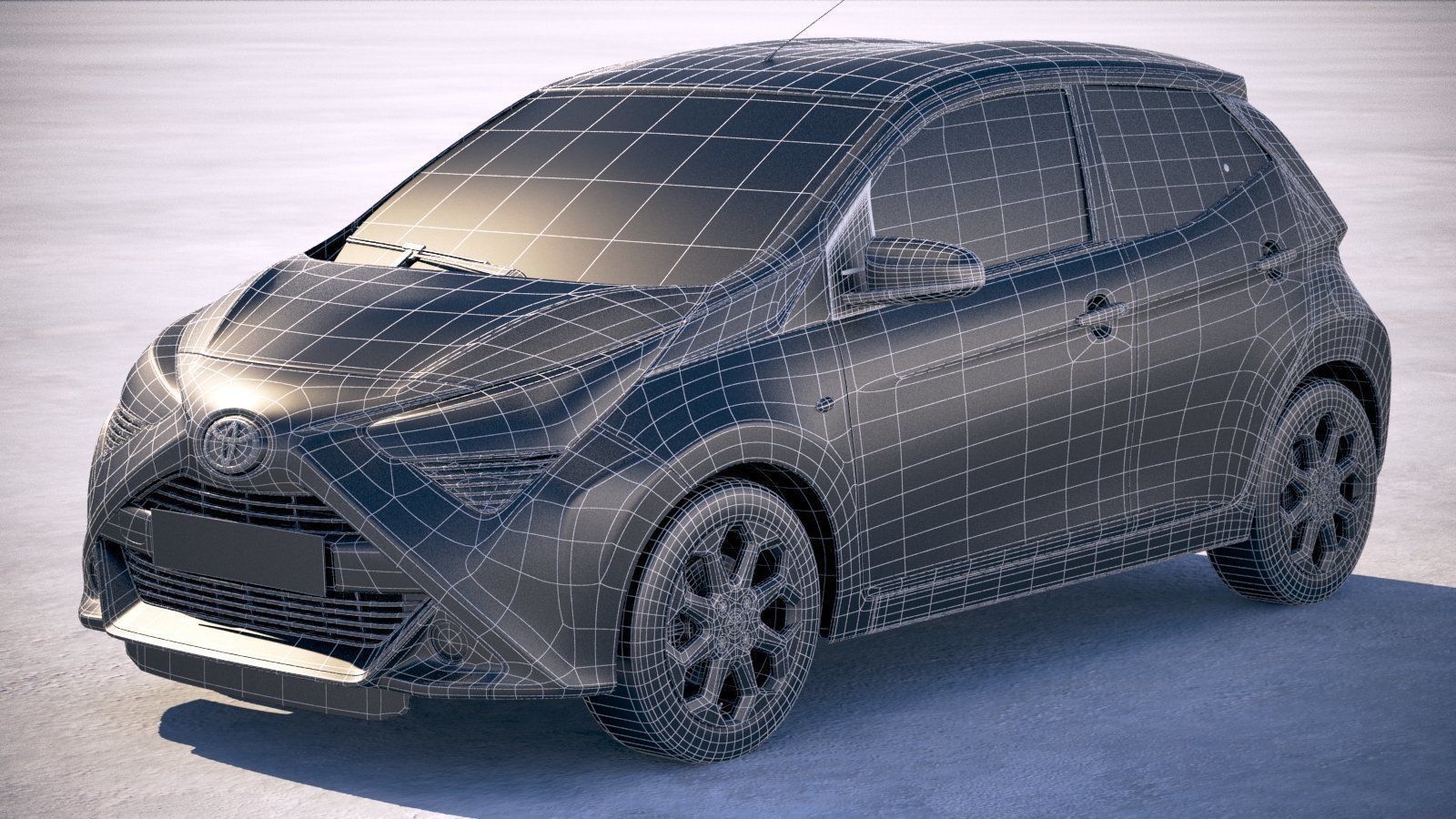 Toyota Aygo 2019 3D model_19