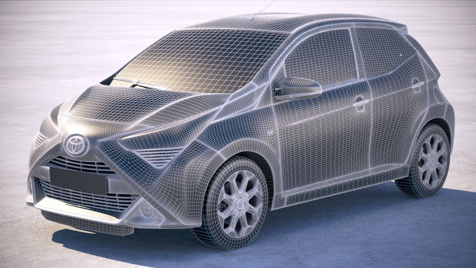 Toyota Aygo 2019 3D model_17