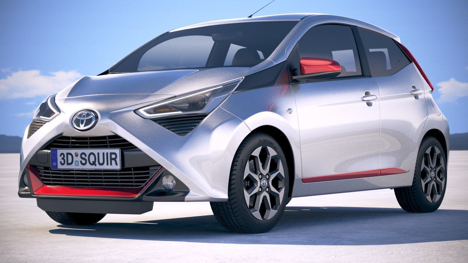 Toyota Aygo 2019 3D model_12