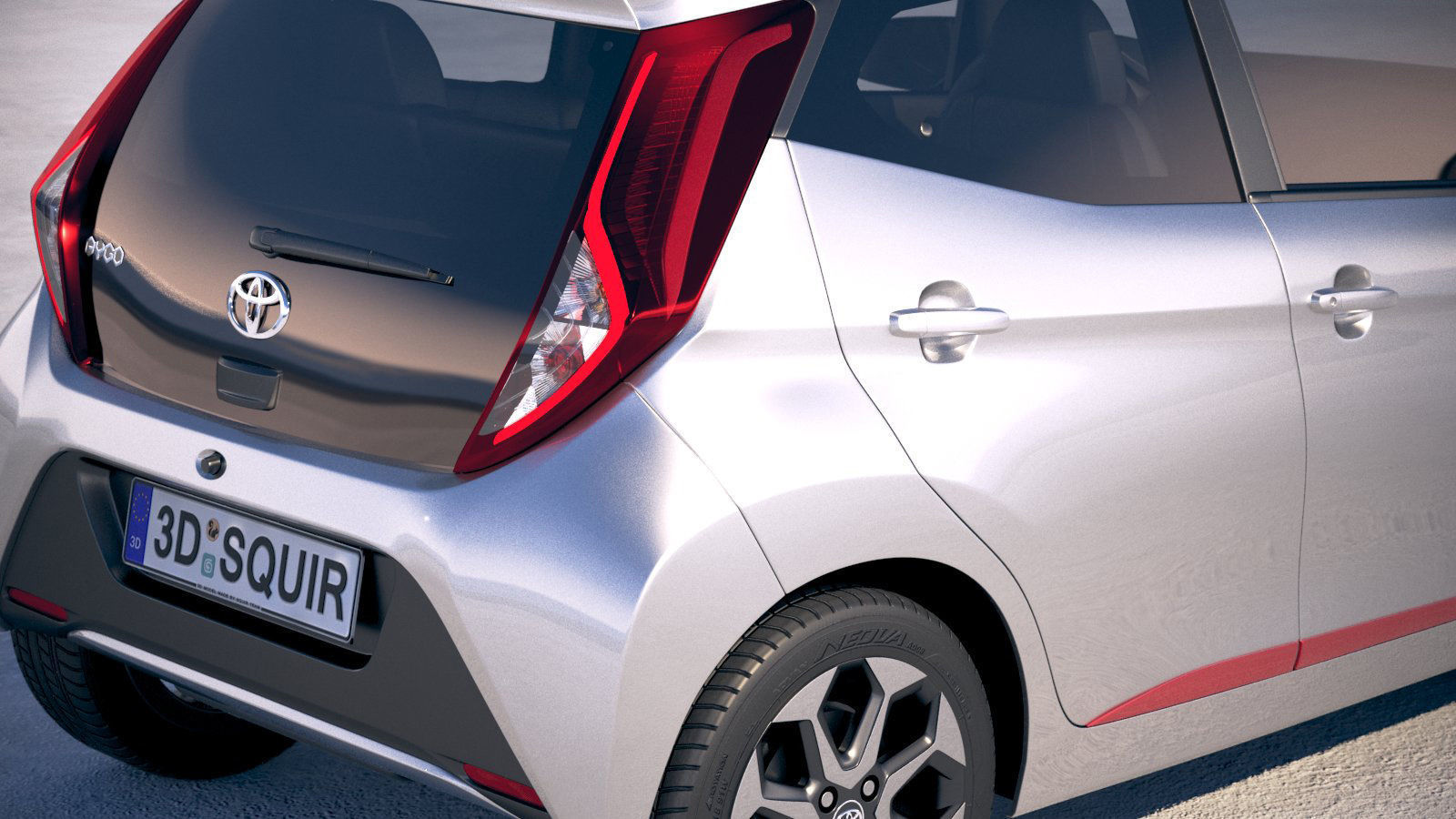 Toyota Aygo 2019 3D model_3