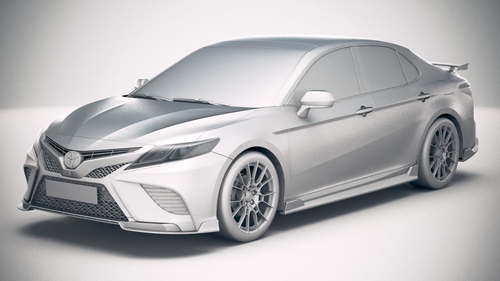 Toyota Camry TRD 2020 3D model_17