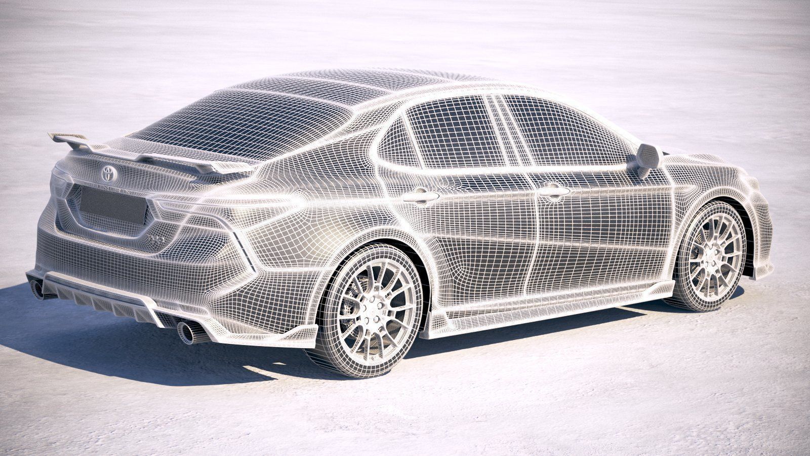 Toyota Camry TRD 2020 3D model_25