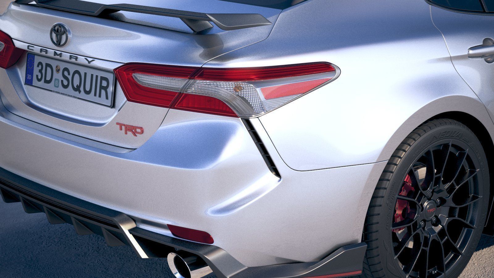 Toyota Camry TRD 2020 3D model_3