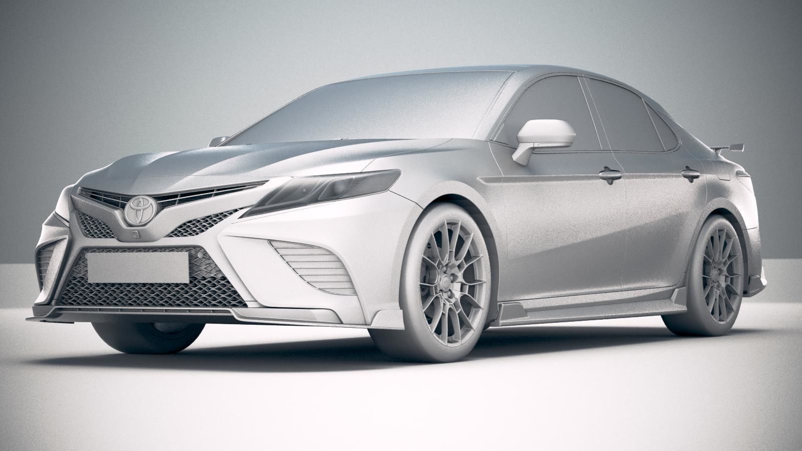 Toyota Camry TRD 2020 3D model_22