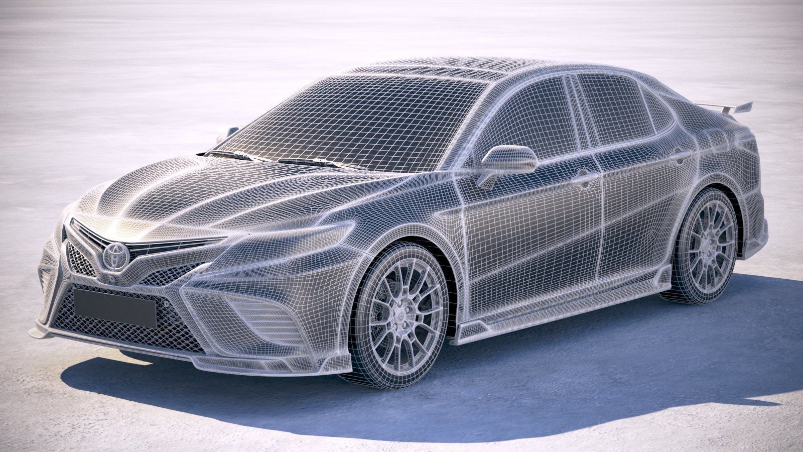 Toyota Camry TRD 2020 3D model_24