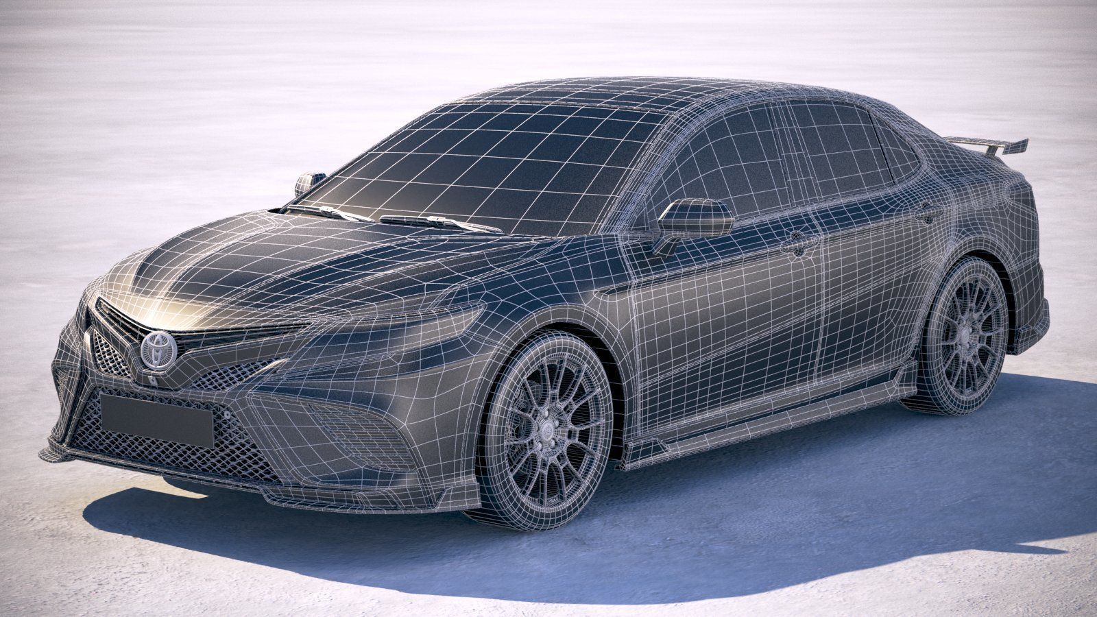 Toyota Camry TRD 2020 3D model_26