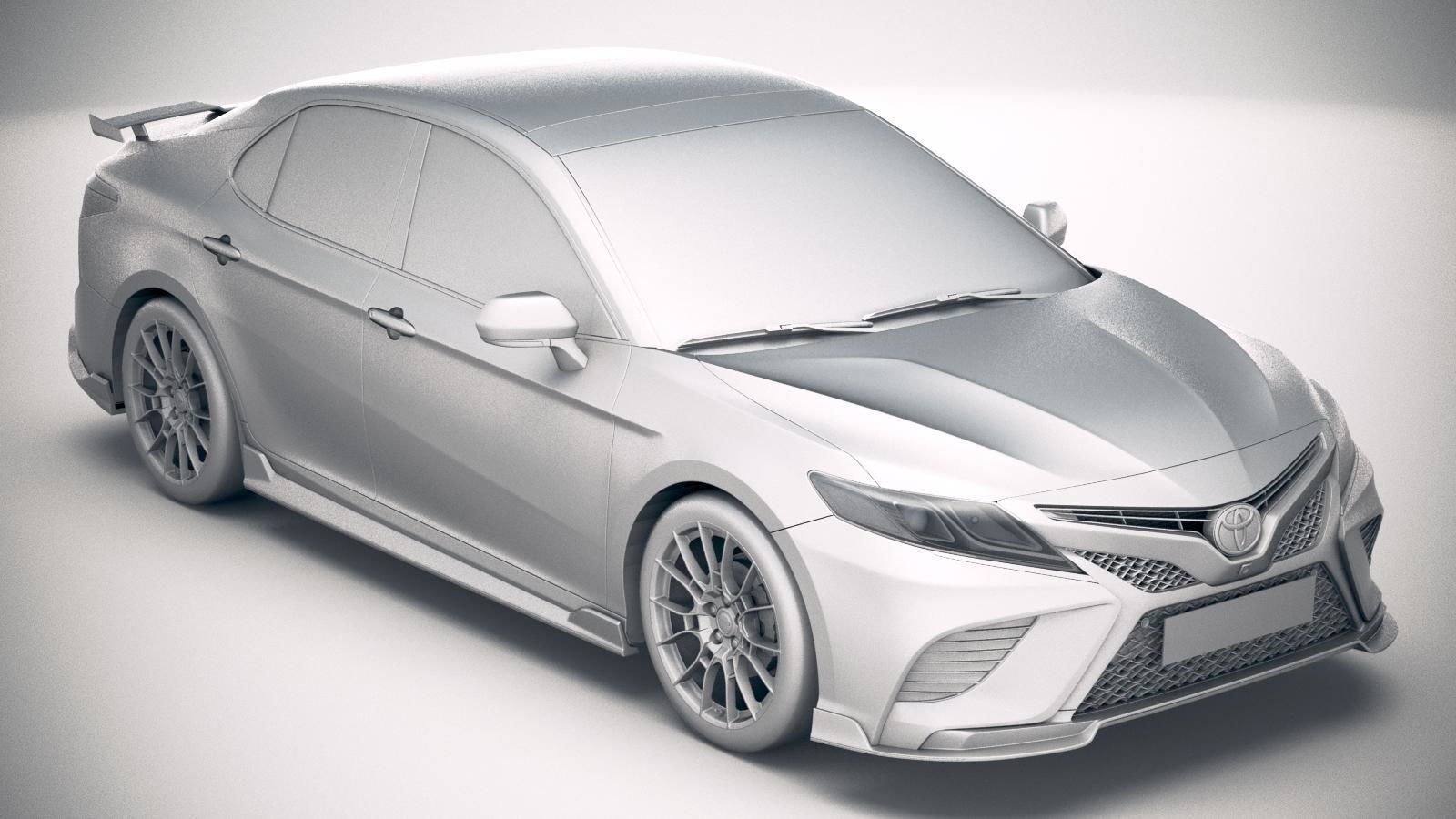 Toyota Camry TRD 2020 3D model_21