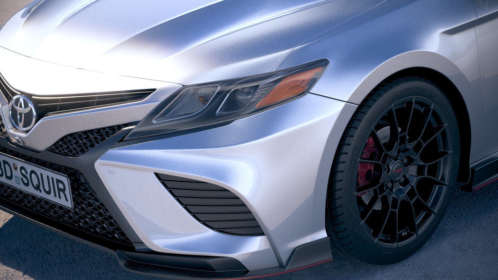 Toyota Camry TRD 2020 3D model_2