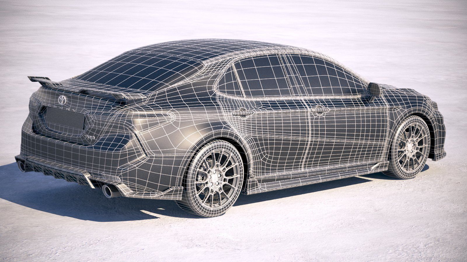 Toyota Camry TRD 2020 3D model_27