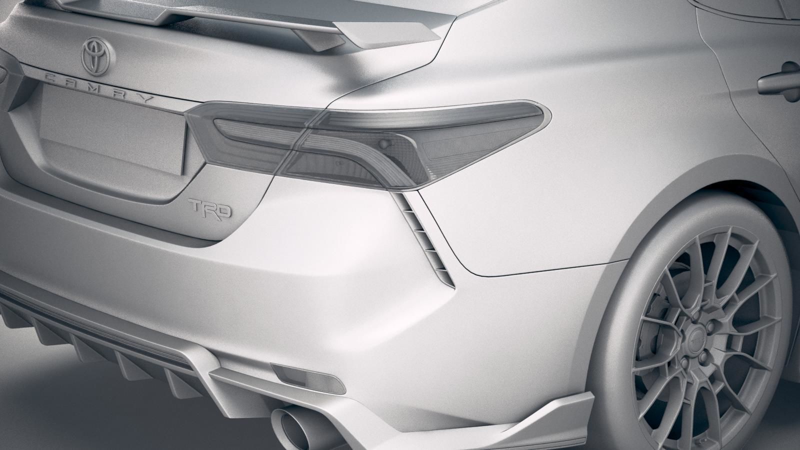 Toyota Camry TRD 2020 3D model_19