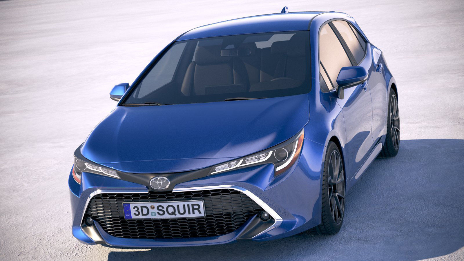 Toyota Corolla Hatchback 2019 3D model_1