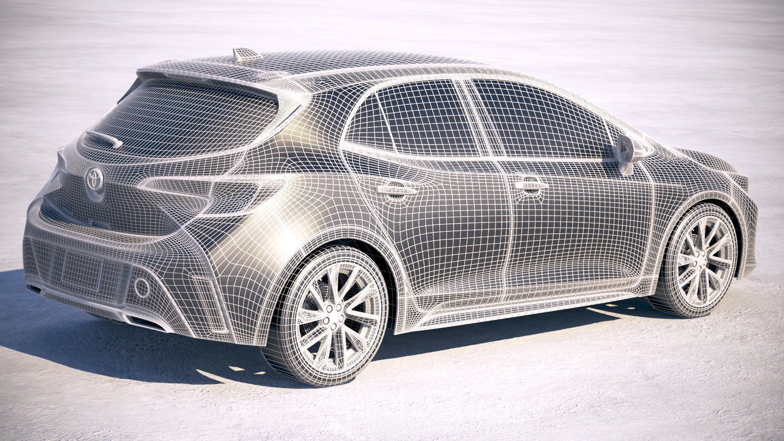 Toyota Corolla Hatchback 2019 3D model_18