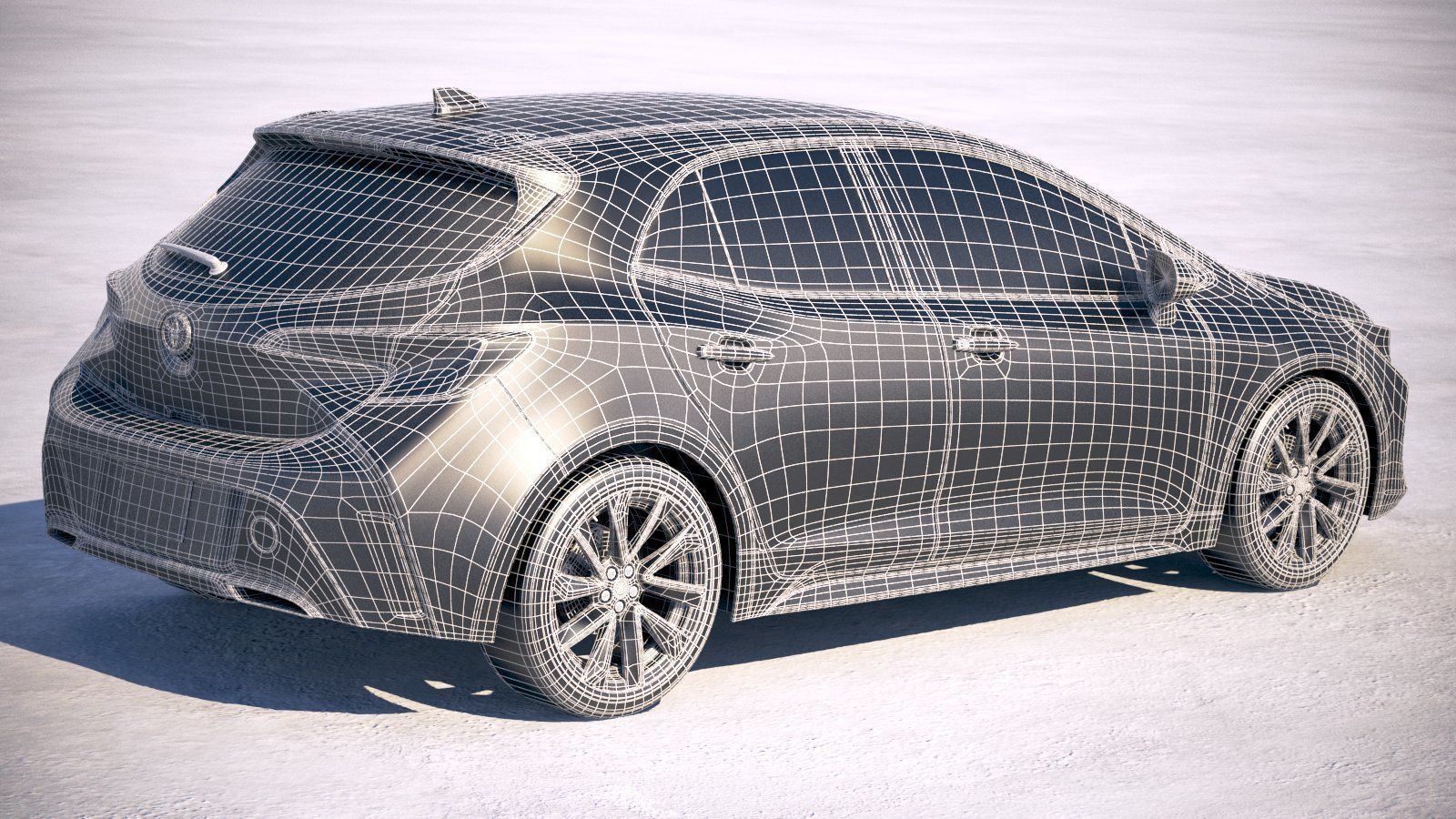 Toyota Corolla Hatchback 2019 3D model_20