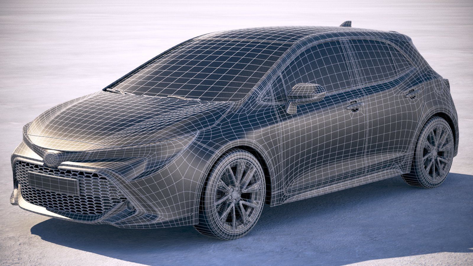 Toyota Corolla Hatchback 2019 3D model_19