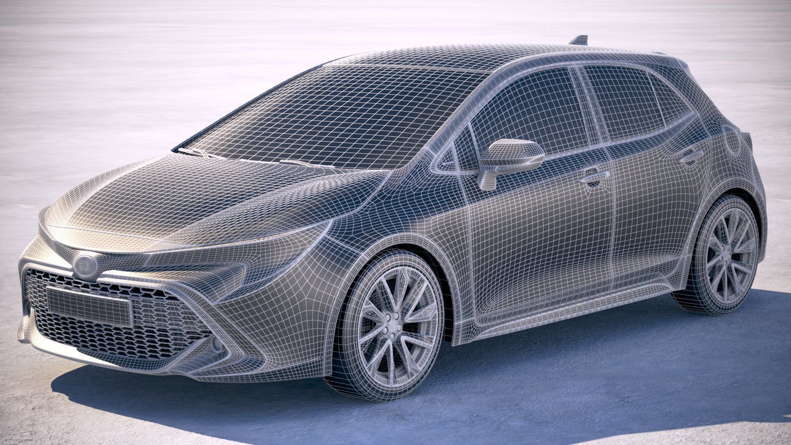 Toyota Corolla Hatchback 2019 3D model_17