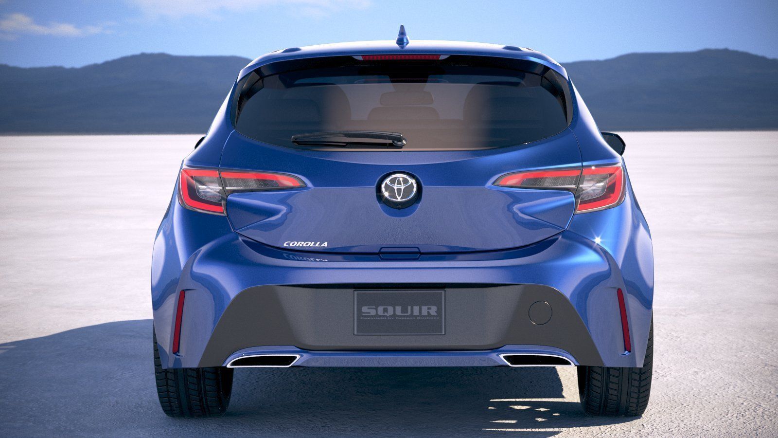 Toyota Corolla Hatchback 2019 3D model_10