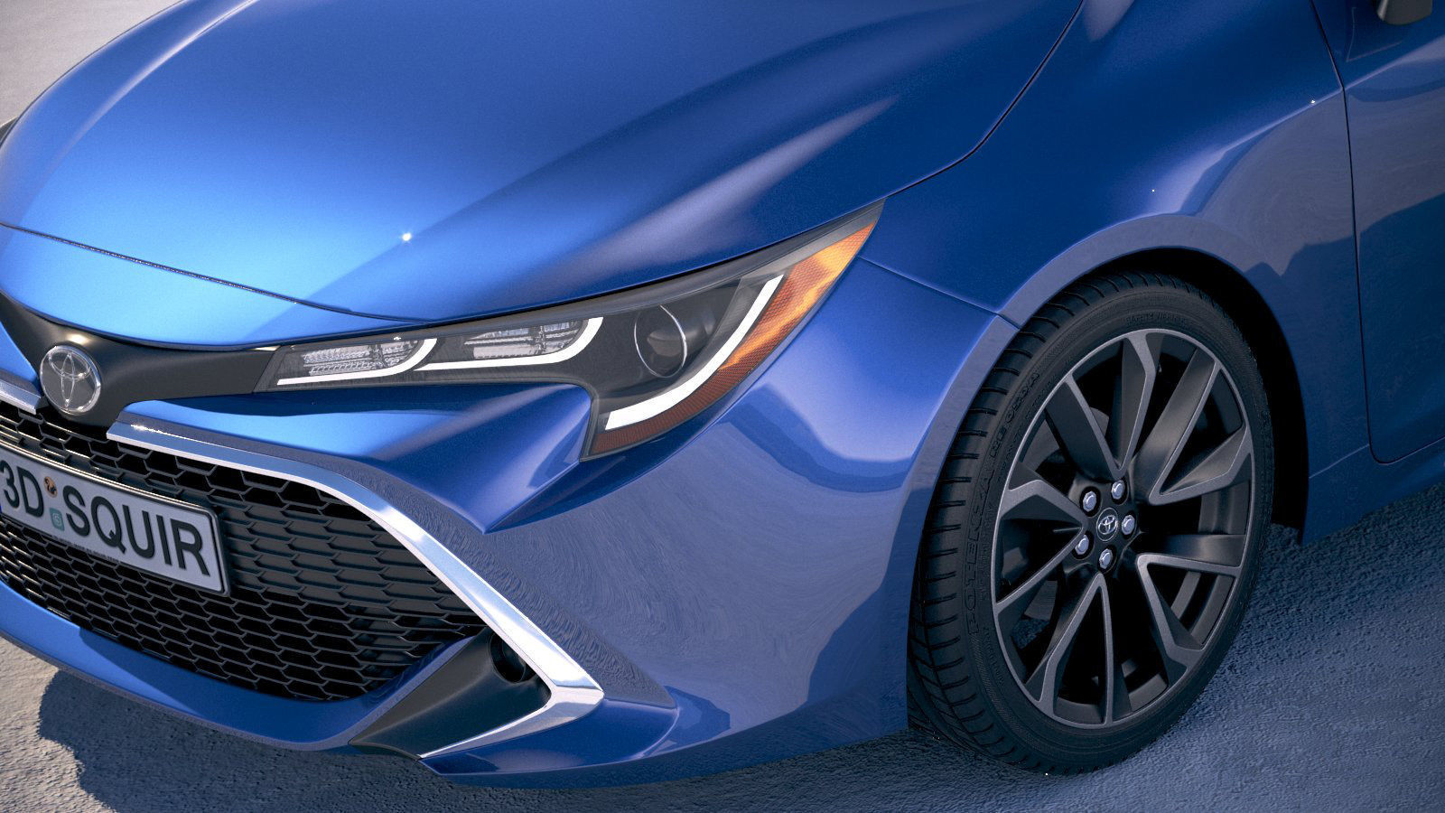 Toyota Corolla Hatchback 2019 3D model_2