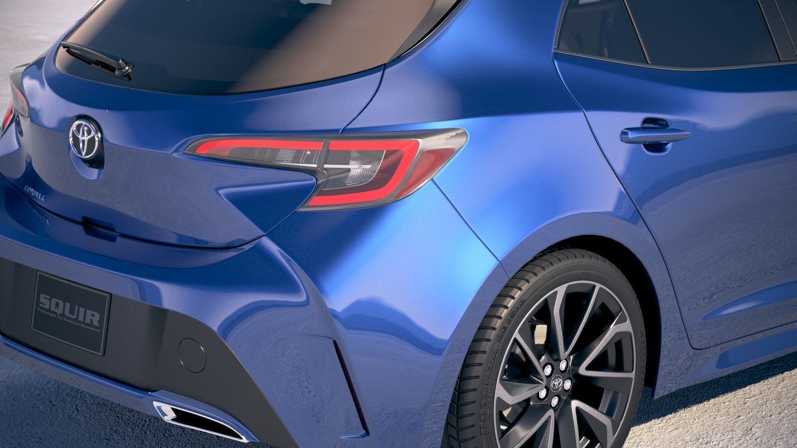 Toyota Corolla Hatchback 2019 3D model_3