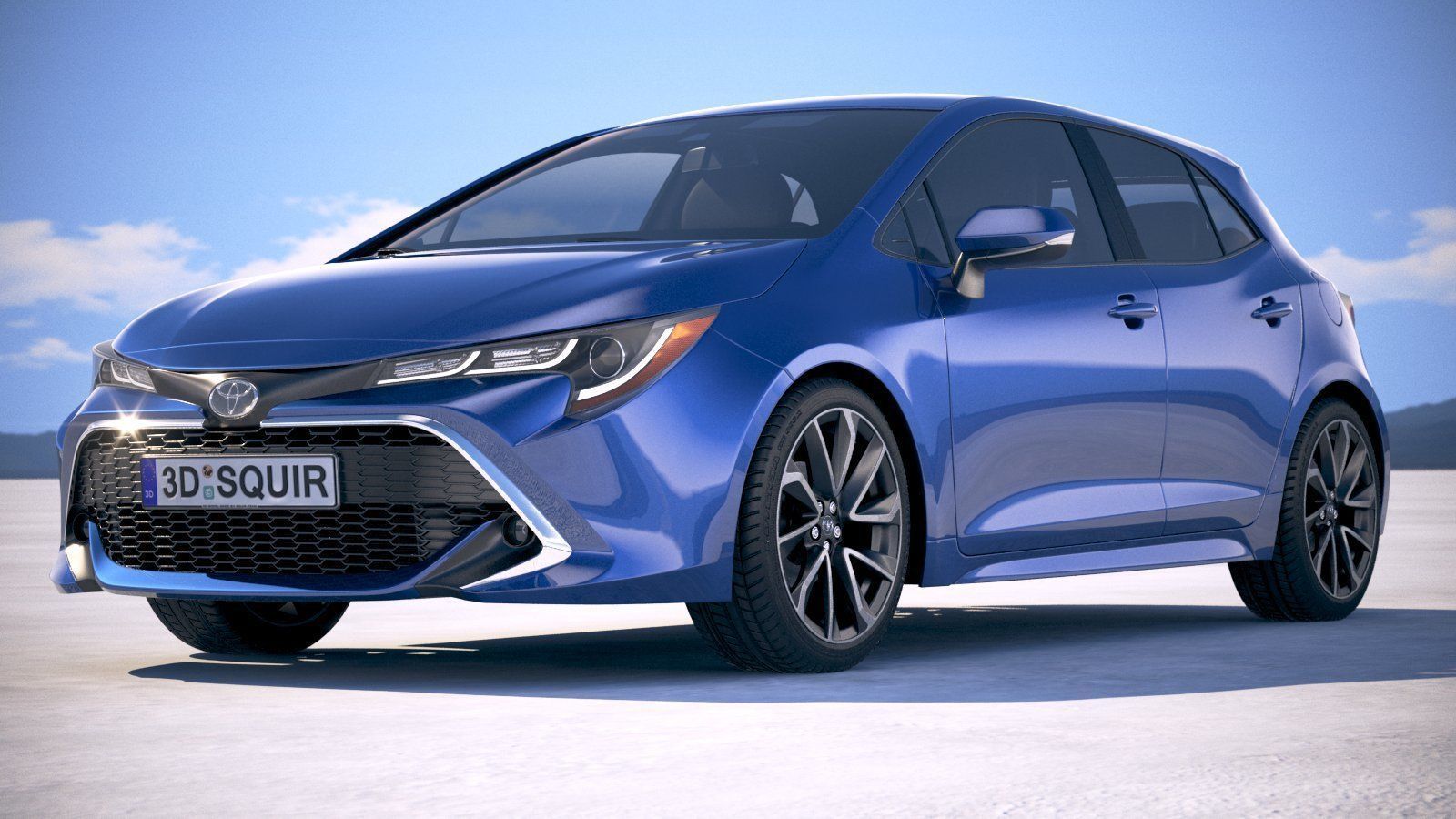 Toyota Corolla Hatchback 2019 3D model_12