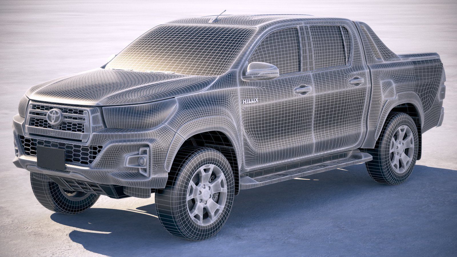Toyota Hilux Revo Rocco 2018 3D model_17