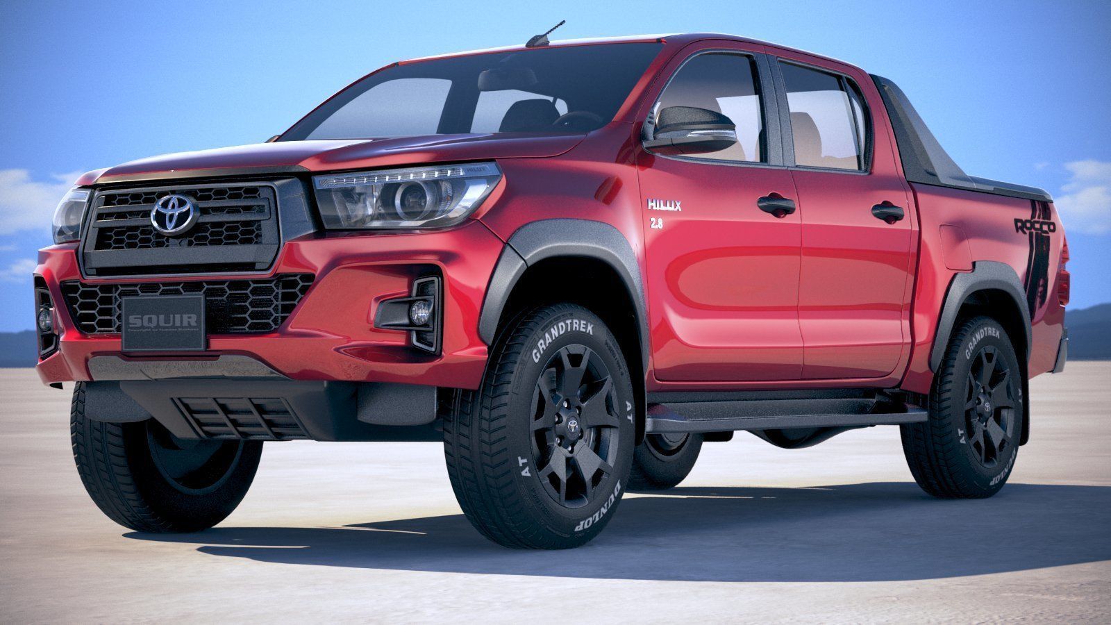 Toyota Hilux Revo Rocco 2018 3D model_12