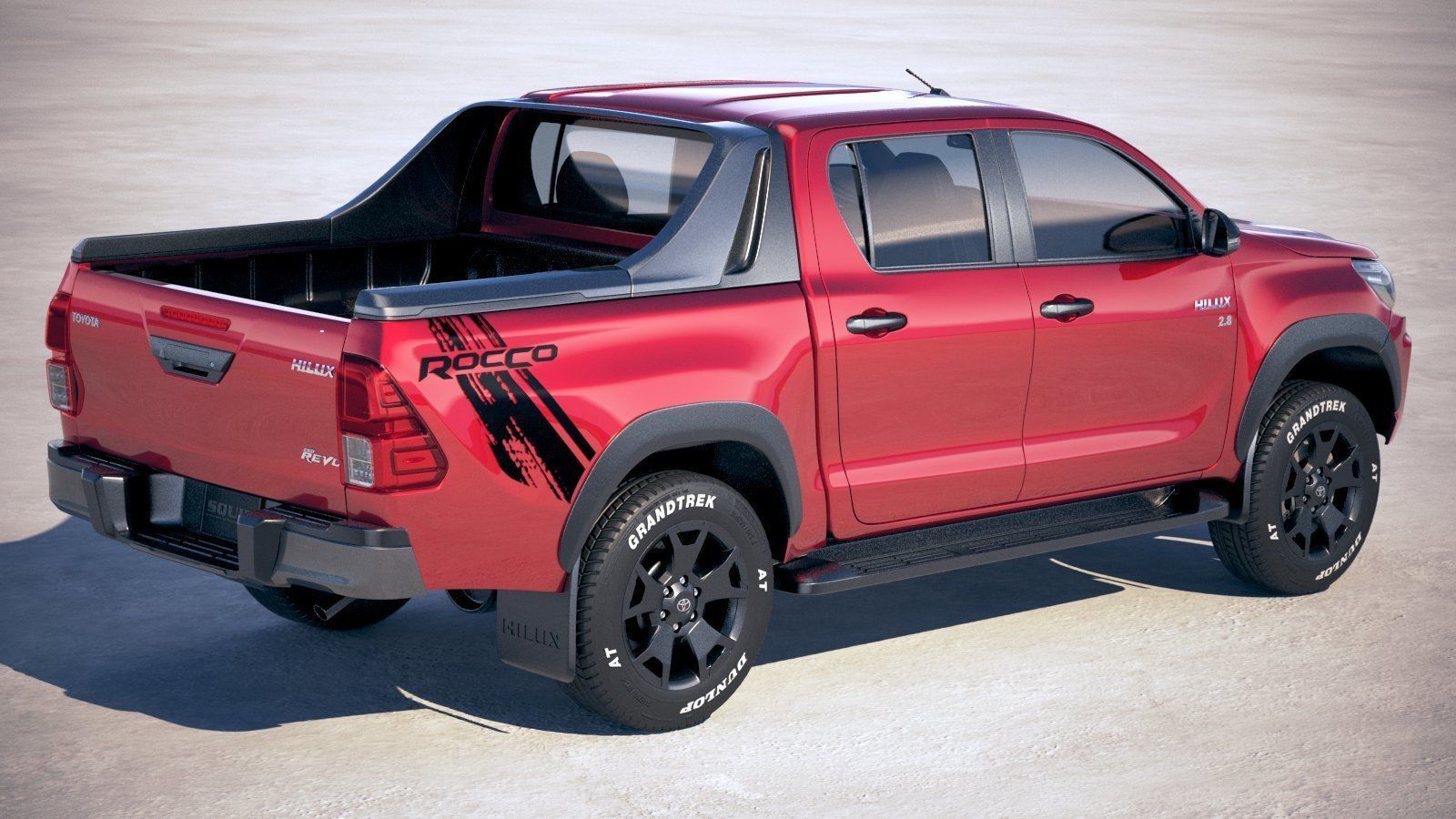 Toyota Hilux Revo Rocco 2018 3D model_4